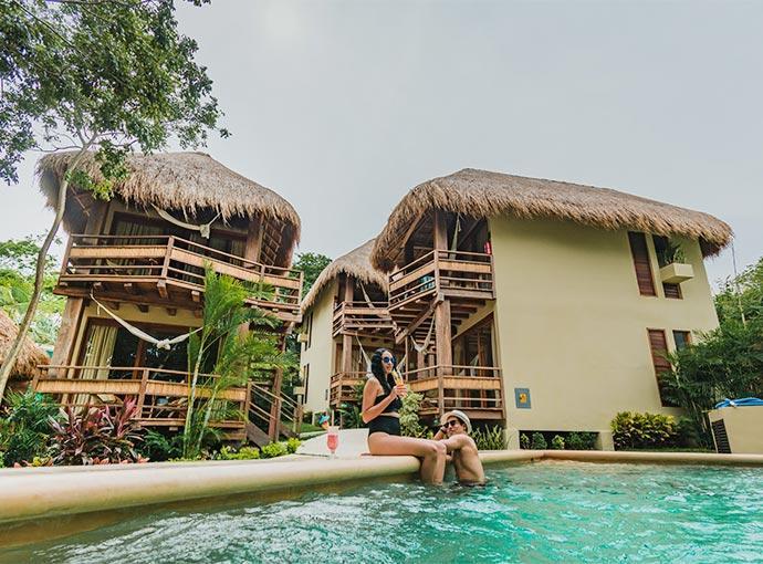 Hotel Carolina Bacalar Kültér fotó